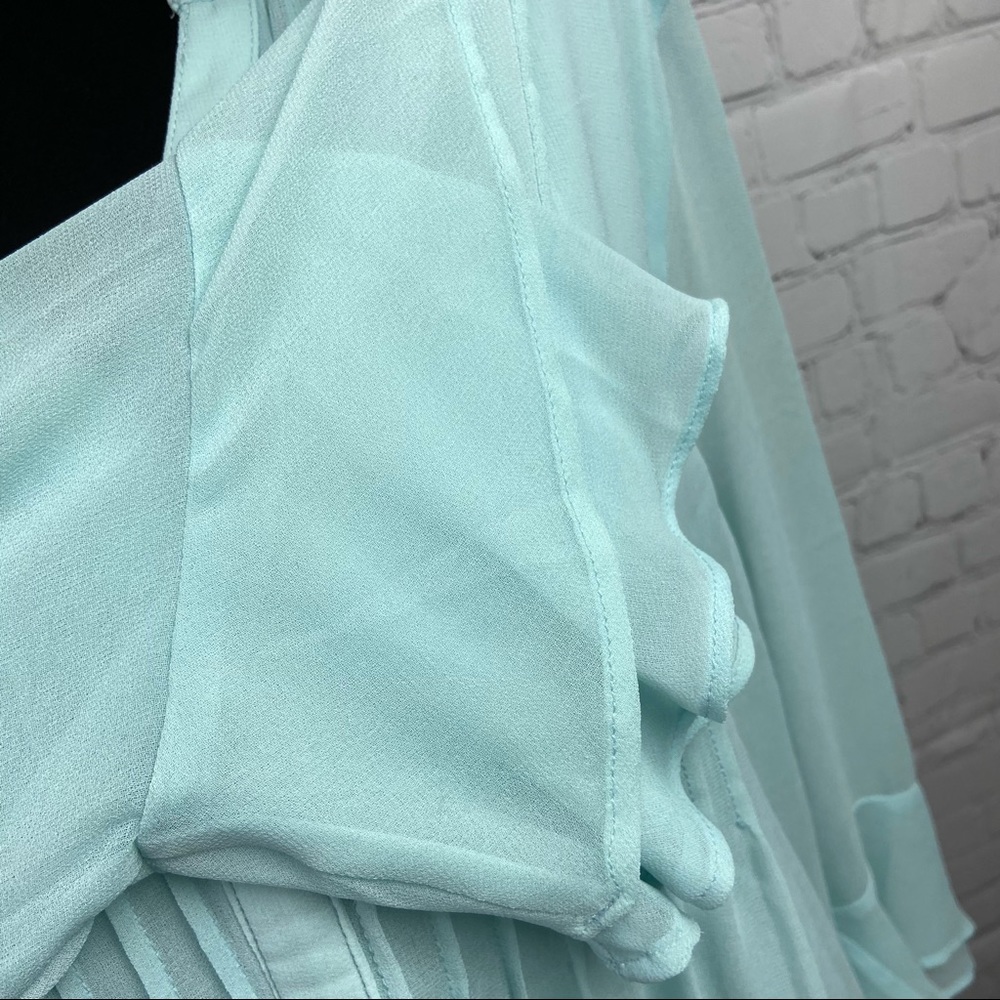 Charter Club Pleat Front Bell Sleeve Blouse - Picture 5 of 7